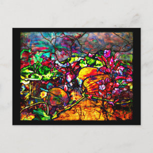 Vykort-lagrad glas-Louis Tiffany 6 Vykort