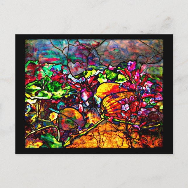 Vykort-lagrad glas-Louis Tiffany 6 Vykort (Framsida)