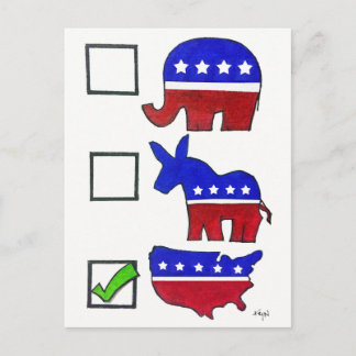 Vykort: Land före Party Vykort