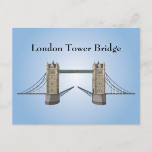 vykort: London Torn Bridge Vykort