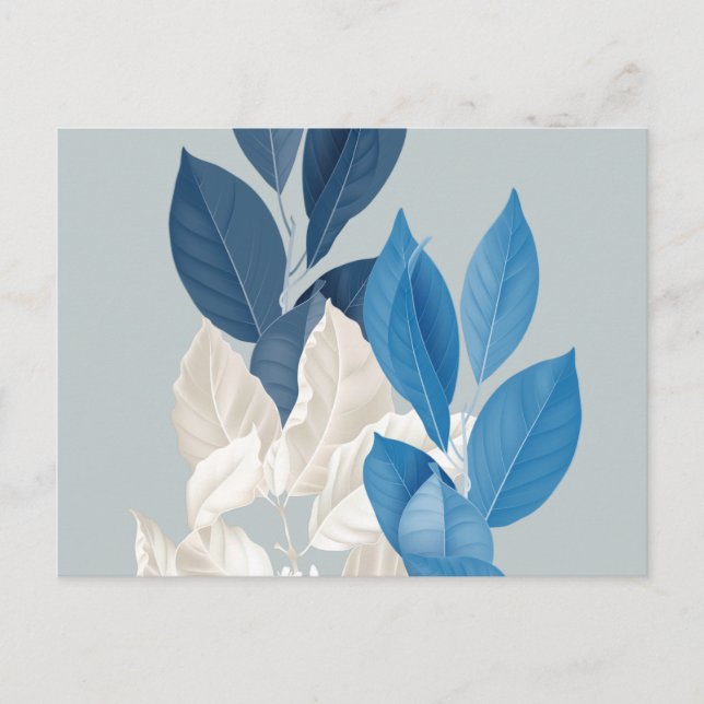 vykort löv (Framsida)