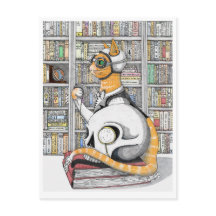 Vykort: Luftfart för katter