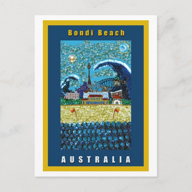 Vykort | Luna Bondi | Bondi Beach (Framsida)