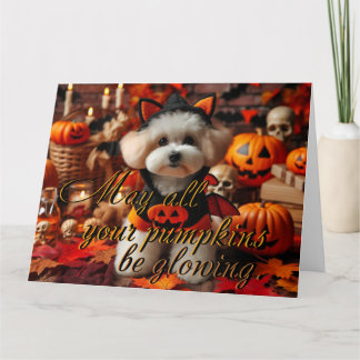 Vykort: "Må alla pumpor vara glödande" Kort