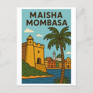 vykort - Maisha Mombasa