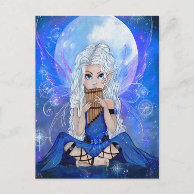 vykort "Måne Sång" (Framsida)