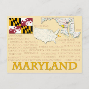 Vykort "Maryland"