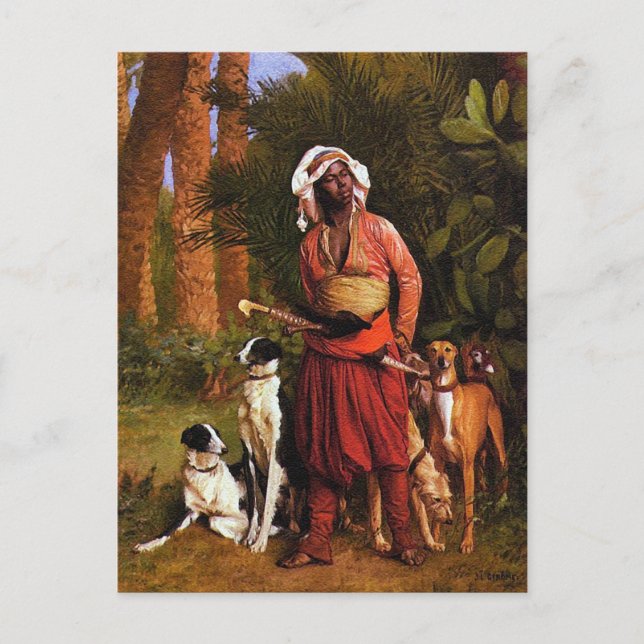 Vykort: Mäster för hundarna Vykort (Framsida)