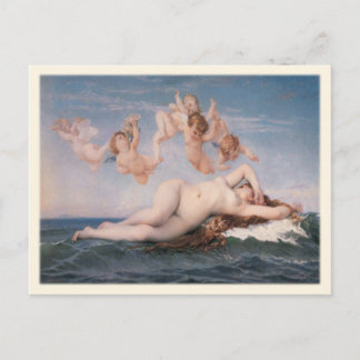 vykort med Alexandre Cabanel-målning