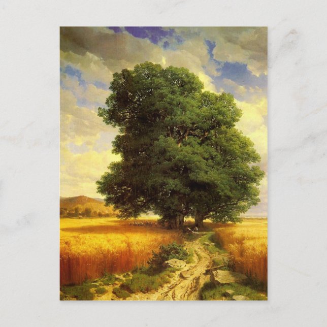 Vykort med Alexandre Calame-målning (Framsida)