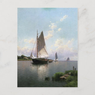 vykort med Alfred Thompson Bricher Painting