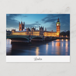 Vykort med Big Ben, London.
