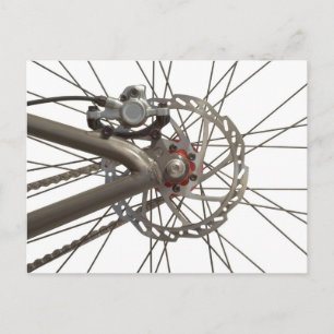 vykort med Bike Wheel Hub