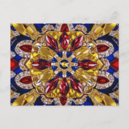 vykort med Colombias Färg Design