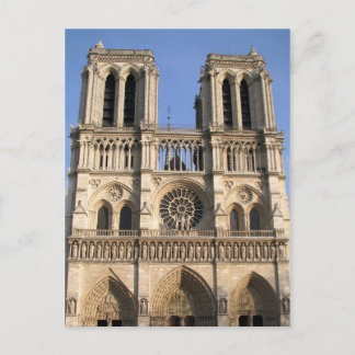 Vykort med den Notre Dame de Paris domkyrkan