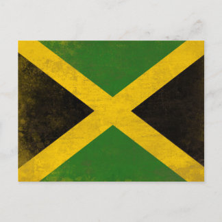 vykort med Dirty Flagga från Jamaica