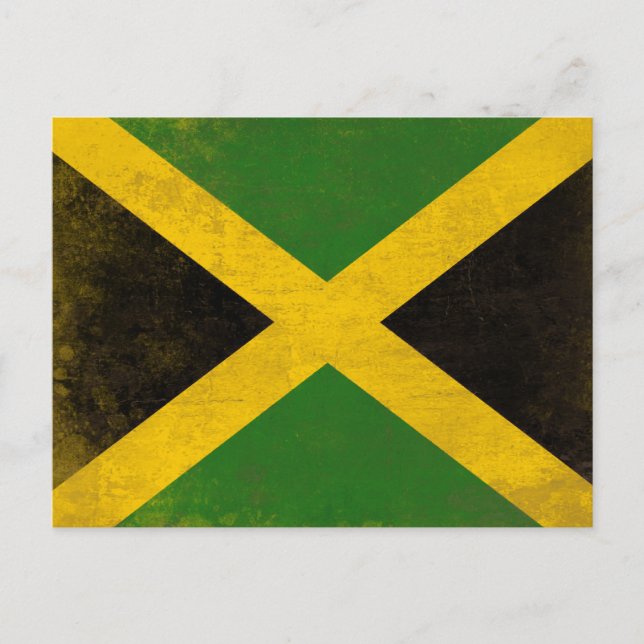 vykort med Dirty Flagga från Jamaica (Framsida)