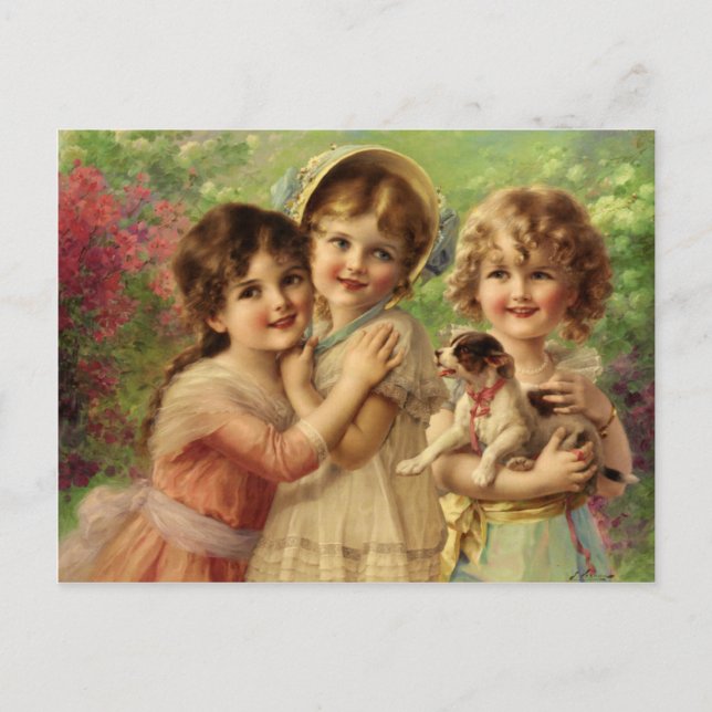 vykort med Emile Vernon-målning (Framsida)