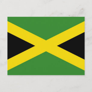 vykort med Flagga av Jamaica