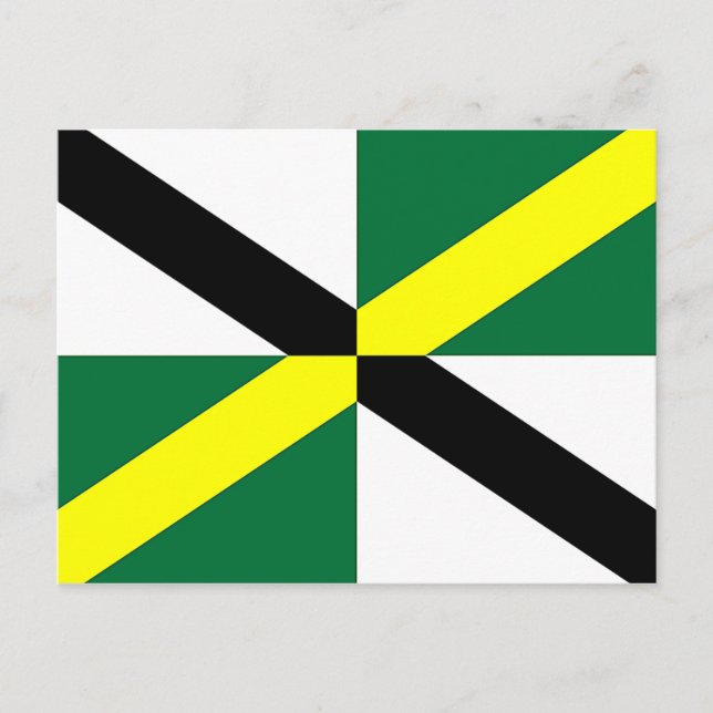 vykort med Flagga av Monterey, Kalifornien (Framsida)