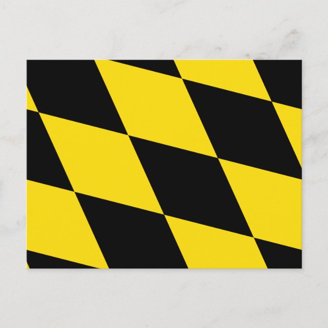 Vykort med Flagga av München, Tysklant (Framsida)