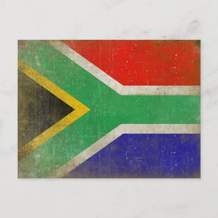 Vykort med Flagga från sydlig Afrika