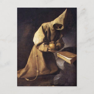 vykort med Francisco de Zurbaran-målning