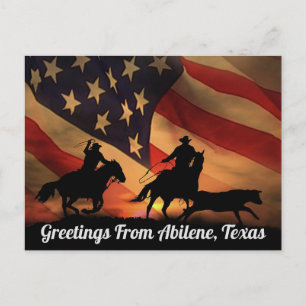 Vykort med hälsningar från Abilene, Texas