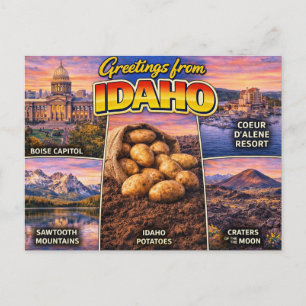 Vykort med hälsningar från Idaho