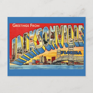 Vykort med hälsningar från Jacksonville Florida