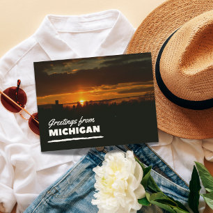 Vykort med hälsningar från Michigan