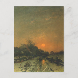 vykort med Heinz Flockenhaus Painting