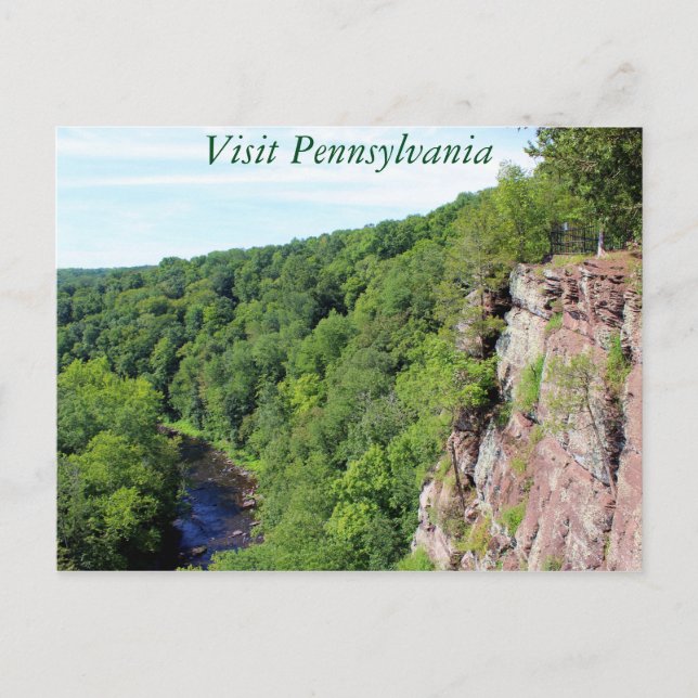 Vykort med hög Sten Vista (Framsida)