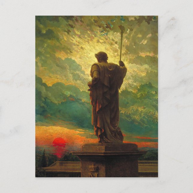 vykort med James Carroll Beckwith Painting (Framsida)