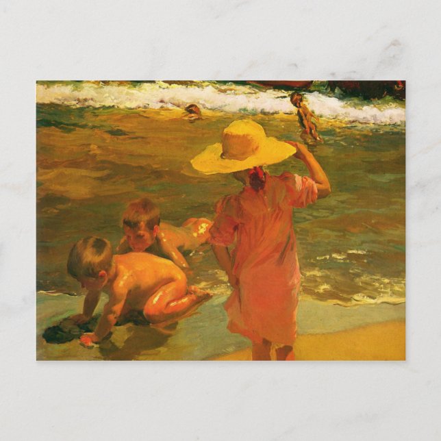 vykort med Joaquin Sorolla y Bastida Painting (Framsida)