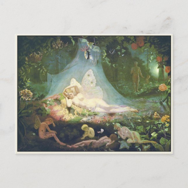 Vykort med John Simmons målning (Framsida)