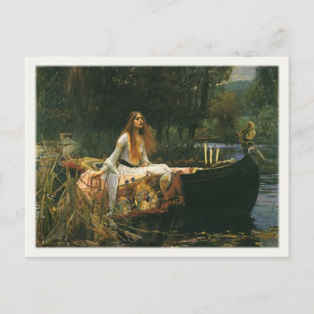 vykort med John William Waterhouse Painting (Framsida)