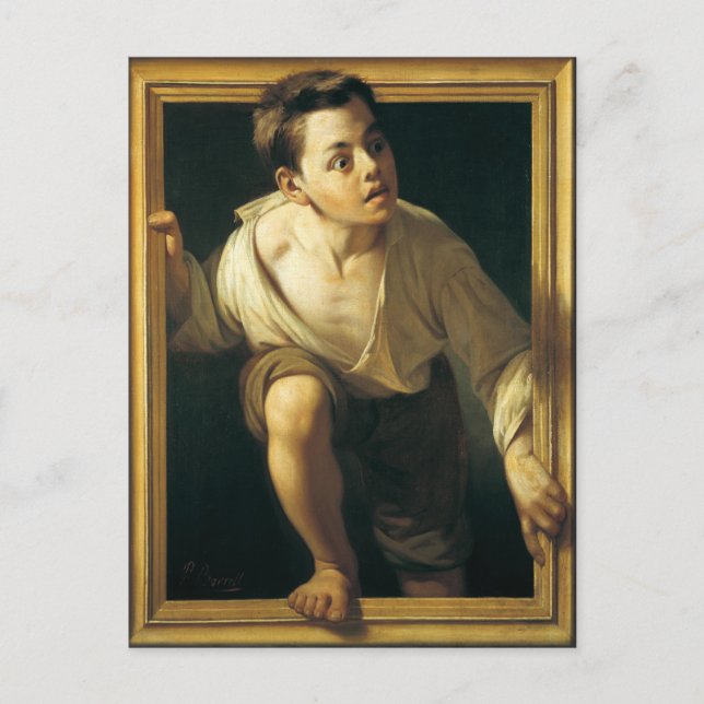 Vykort med klassisk målning (Framsida)