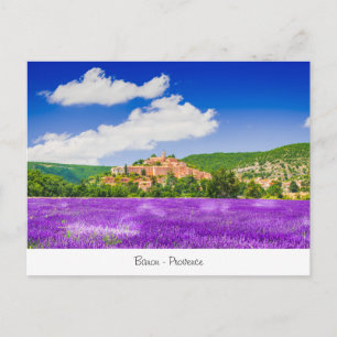 vykort med lavender i Banon Provence