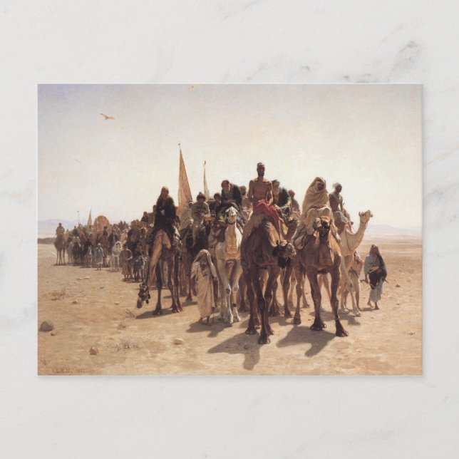 vykort med leon Belly-målning (Framsida)