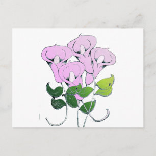Vykort med Lilies