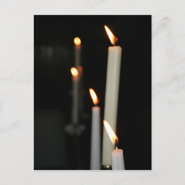 Vykort med ljus (Framsida)