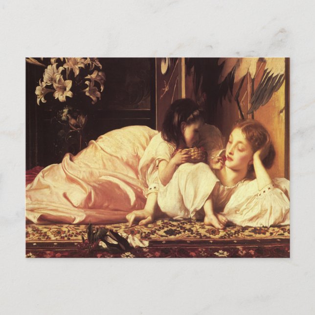 vykort med Lord Frederick Leighton Painting (Framsida)