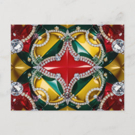 Vykort med Los Angeles Färger Design