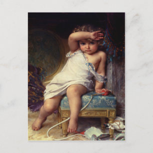 vykort med målning av Emile Munier