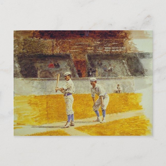 vykort med målning av Thomas Eakins (Framsida)