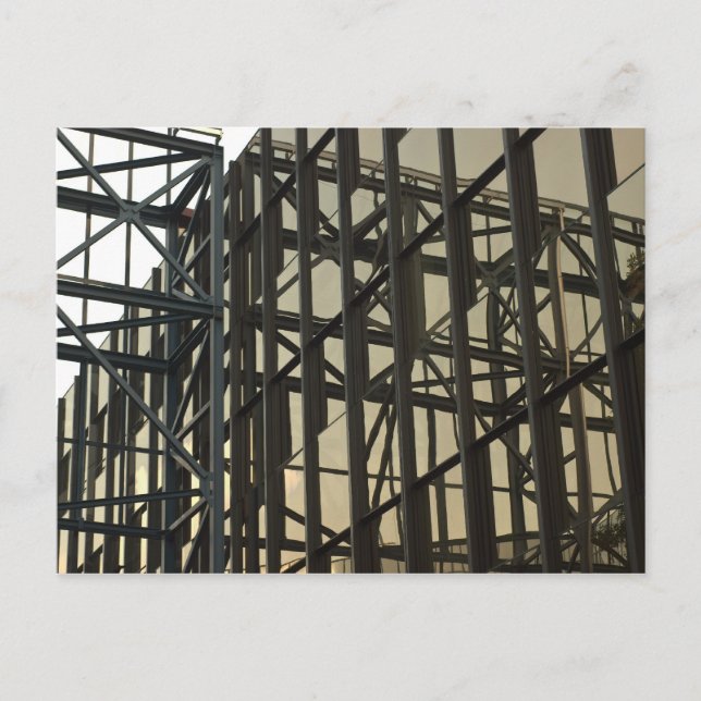 Vykort med modern arkitektur (Framsida)