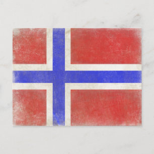 vykort med nordisk Flagga med nordisk vikt