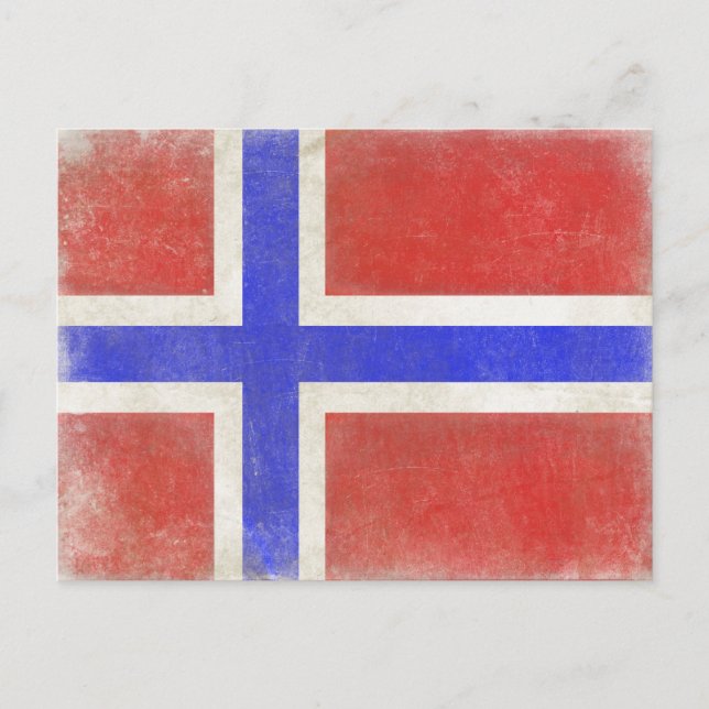 vykort med nordisk Flagga med nordisk vikt (Framsida)
