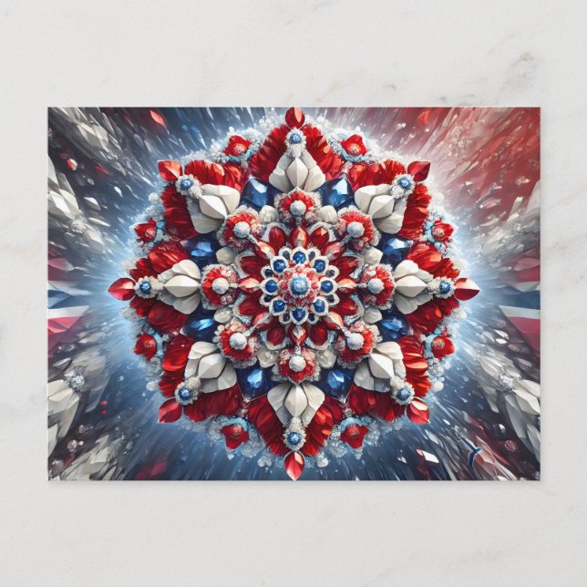 Vykort med Norge Färg Design (Framsida)